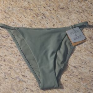 Shade & Shore Women's Green Bikini Bottom